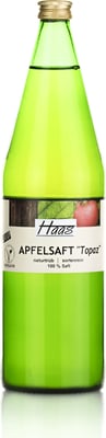 Obstbau Haas Bio - Naturtrüber Apfelsaft - 1 l