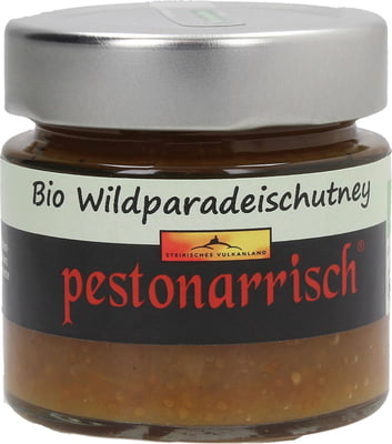 Biomanufaktur Pestonarrisch Bio Wildparadeischutney - 125 g