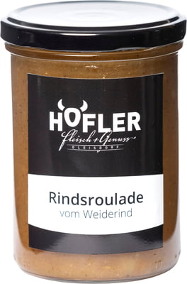 Fleischerei Höfler Rindsroulade von Weiderind - 390 g