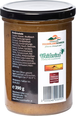 Fleischerei Höfler Rindsroulade von Weiderind - 390 g