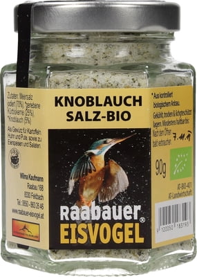 Raabauer Eisvogel Knoblauch Salz-Bio - 90 g
