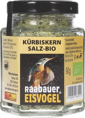 Raabauer Eisvogel Kürbiskern Salz-Bio - 90 g