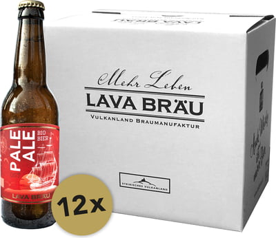 LAVA Bräu 12er Karton Pale Ale-Bier Set - 1 Set