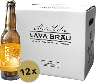 LAVA Bräu 12er Karton West-Bier Set - 1 Set