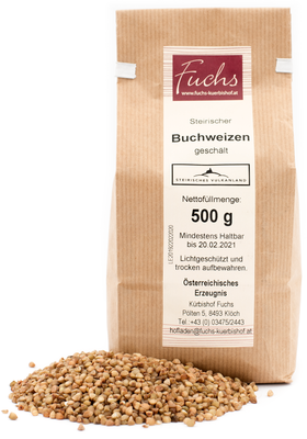 SteirerReis Fuchs Buchweizen geschält - 500 g