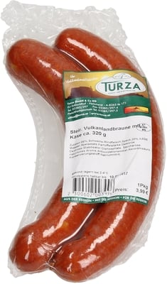 Fleischerei Turza Steirische Vulkanlandbraune mit Käse - ca. 320 g