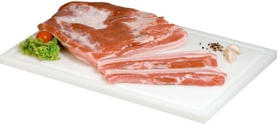Vulkanland Schwein Bauch ausgelöst halb