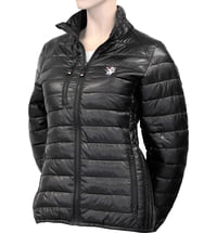 Trachtenmode Hiebaum Steppjacke Damen, Schwarz