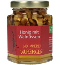 Bio Honig mit Walnüssen