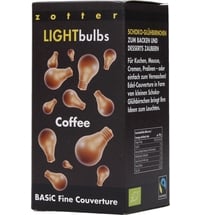 Zotter Schokoladenmanufaktur Bio BASiC Glühbirnchen Kaffee