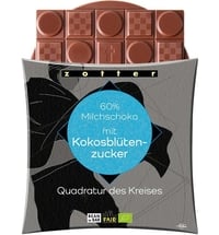 Bio Quadratur des Kreises 60% Milchschokolade mit Kokosblütenzucker