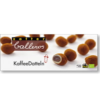Zotter Schokoladenmanufaktur Bio Balleros" Kaffee Datteln"