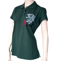 Trachtenmode Hiebaum Damen Trachten-Polo Tanne