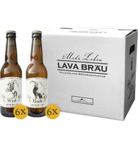 LAVA Bräu 12er Karton Bock-Bier Set