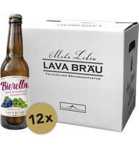 LAVA Bräu 12er Karton Bierella Bier Set BIO