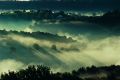 Landschaft Morgennebel Steirisches Vulkanland