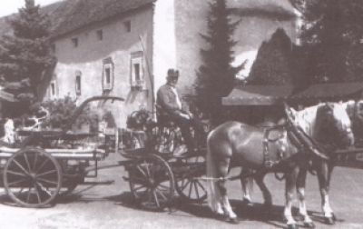 auch die Anfertigung von Feuerwehrwagen gehörte zur Aufgabe des Wagners Feuerwehrwagen