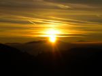 Sonnenaufgang bei der Sonnleitnerhütte (Chorausflug)